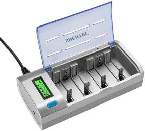 img 4 attached to Shentec Universal Rechargeable Batteries Discharge