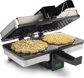 img 4 attached to 🍪 Pizzelle Maker: Non-stick Electric Baker for Two 5-Inch Cookies- Includes Recipes