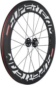 img 1 attached to 🚴 Superteam 88mm Carbon Clincher Fixed Gear Bike Wheelset: 23mm Single Speed Performance Enhancement