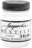 🎨 vibrant and versatile: jacquard textile paint 8 oz white for ultimate creativity! logo
