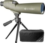 waterproof spotting scope in black by barska colorado logo