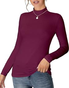 img 4 attached to MANGDIUP Womens Pullover Lightweight T Shirts Women's Clothing and Lingerie, Sleep & Lounge