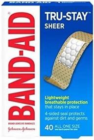 img 1 attached to 🩹 BAND-AID TRU-STAY Sheer Adhesive Bandages, All-One Size - Pack of 6 (240 Count)