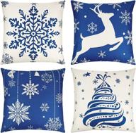 christmas decorations snowflakes reindeer farmhouse logo