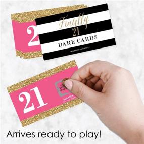 img 3 attached to 🎉 Большая точка счастья, наконец, 21 девушка - игра на 21-й день рождения Scratch Off Dare Cards (22 штуки)
