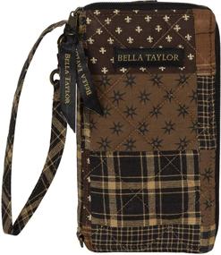 img 4 attached to 👜 Женские сумки и кошельки Bella Taylor Quilted Country с функционалом съемного ремешка