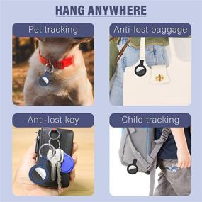 img 1 attached to UniqueMe Compatible AirTag Protector Backpacks GPS, Finders & Accessories