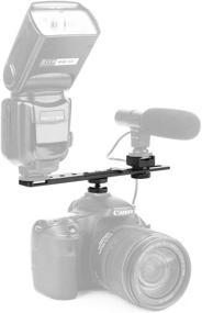 img 3 attached to 📸 ChromLives 8'' Cold Shoe Extension Bar: Enhance Camera Flexibility with Dual Mount Flash Bracket for Nikon, Canon, Sony, Olympus DSLR Camera Camcorder DV