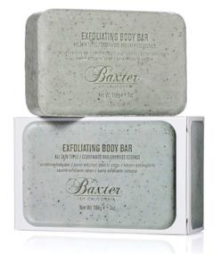 img 4 attached to 🛁 Baxter of California Men's Exfoliating Body Bar Soap for Men with Cedarwood and Oak Moss Essence - 7 oz | Holiday Gift Guide