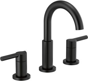 img 4 attached to 🚰 Widespread Bathroom Faucet Assembly 35749LF BL: Enhancing Elegance and Functionality
