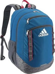 img 4 attached to 🎒 adidas Excel Backpack in Active Teal/Jersey Onix/Real Pink/Onix - Unisex, One Size