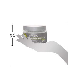 img 2 attached to 💧 Revitalize and Hydrate Your Hair with Design Essentials Natural Almond & Avocado Wash Day Deep Moisture Masque - 12 Oz