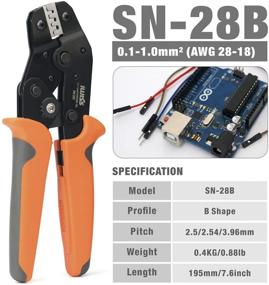 img 3 attached to 🔧 IWISS SN-28B Crimping Tool: Effortless AWG28-18 Dupont Pin Crimping Solution