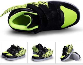img 1 attached to 👟 Step into Fun: KARKEIN Rechargeable Flashing Sneakers for Toddler Girls – Athletic Shoes that Sparkle!