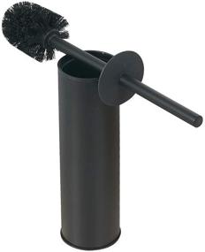 img 4 attached to 🚽 Stainless Steel Toilet Bowl Brush - BGL Solid 304 Handle Scrubber with Holder (Matte Black)
