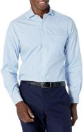 non iron houndstooth men's shirt with classic cutaway collar and buttoned design logo