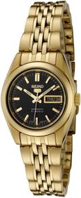 img 2 attached to 🕰️ Seiko Women's Gold Tone Stainless Steel Automatic Japanese Women's Watches