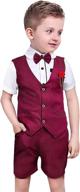 nwada toddler burgundy wedding outfits boys' clothing and suits & sport coats logo