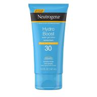 ☀️ neutrogena hydro boost water gel spf 30 moisturizing sunscreen - non-greasy, water-resistant, 5 fl. oz logo