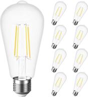 💡 shinestar dimmable led filament decorative bulb - energy efficient equivalent logo