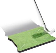 gosports swingspot golf swing impact training mat: detect & correct slices, hooks, and more with club path visualization logo