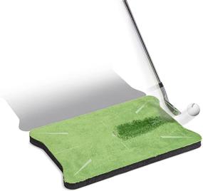 img 4 attached to GoSports SWINGSPOT Golf Swing Impact Training Mat: Detect & Correct Slices, Hooks, and More with Club Path Visualization