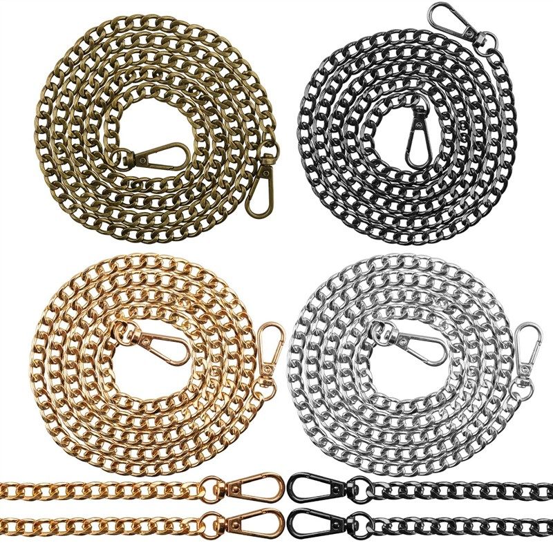 Wokape 5Pcs Luxury Fashion 39.4Inch/100cm Replacement Flat Chain