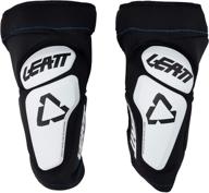 leatt 3df knee guards white black l logo