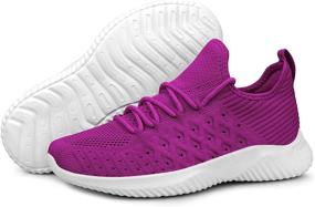 img 1 attached to 👟 Breathable Lightweight Women's Athletic Sneakers - Feethit Walking Shoes