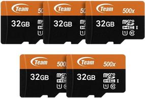 img 4 attached to Улучшите свой опыт использования камеры с картой TEAMGROUP 32GB UHS-I - 5PACK Micro SDHC Class 10 U1 с адаптером