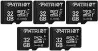 серия patriot lx объемом 32 гб micro sd флеш-карта - 5 штук: расширьте ваше хранилище с непревзойденной легкостью логотип