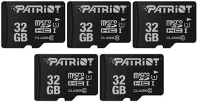 img 4 attached to Серия Patriot LX объемом 32 Гб Micro SD флеш-карта - 5 штук: Расширьте ваше хранилище с непревзойденной легкостью