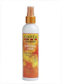 img 4 attached to 💆 Cantu Shea Butter Coconut Oil Shine and Hold Mist: Nourishing Hair Mist for Lasting Shine - 8 Fl Oz