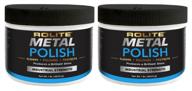 🔧 rolite - rmp1#2pk metal polish paste - powerful scratch remover and cleaner for aluminum, chrome, stainless steel & other metals - non-toxic formula - 1 lb, 2 pack logo