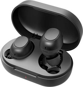 img 4 attached to 🎧 Redzeo MDots Wireless Earbuds: Rhythm Stereo Bass, IPX6 Waterproof, 20H Playtime Bluetooth Headphones with Mic - Single/Twin Mode for Running, Sport