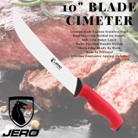 img 1 attached to JERO Pro Cimeter Butcher Knife