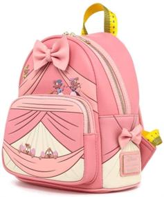 img 3 attached to Loungefly Disney Cinderella Peek-A-Boo Double Strap Women's Shoulder Bag Purse