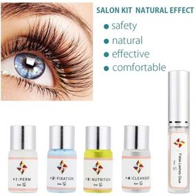 img 2 attached to 👁️ Ultimate Lash Lift Kit: Professional Eyelash Perm Set for Stunning and Lasting Curl, Ideal for Salons (Upgraded Glue Version)