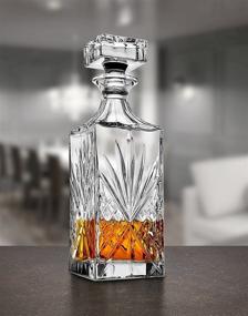 img 2 attached to Irish Cut Whiskey Decanter 750ml - Ideal for Scotch, Liquor, Vodka, Wine or Bourbon