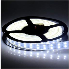 img 4 attached to LEDENET 5M Double Row 600LEDs SMD 5050 LED Flexible Strip Lighting - DC 12V Cold Cool White Waterproof - Ideal for Outdoor Use