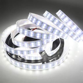 img 2 attached to LEDENET 5M Double Row 600LEDs SMD 5050 LED Flexible Strip Lighting - DC 12V Cold Cool White Waterproof - Ideal for Outdoor Use