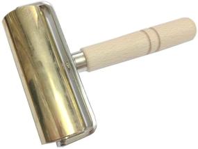 img 1 attached to Gaosi Tools Leather Press Edge Roller 🔨 for Perfect Leather Glue Lamination - 100mm (Gold)