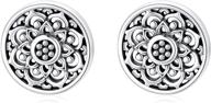 sterling sliver balinese earrings jewelry logo