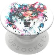 🐺 волк popsockets popgrip: расширяемая подставка и захват с возможностью замены верхней части логотип