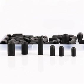 img 2 attached to 80 Piece Vacuum Hose Cap Assortment for Automotive Carburetor Vacuum Plugs & Intake Manifold Fittings - 6 Sizes Included