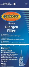 img 2 attached to Advanced Replacement Vacuum Cleaner Filters for Hoover Windtunnel Uprights by EnviroCare - Premium Quality 3-Layer Filters