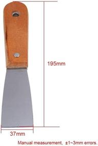 img 1 attached to Drywall Puttyknife Flexible Scraper 1 5Inch