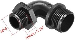 img 1 attached to Uxcell Waterproof Adjustable Locknut 6Mm 10Mm