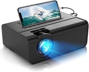 img 4 attached to 📽️ Uyole Mini Projector for iPhone: Portable 4500L Video Projector with 1080P, 200'' Display & Carry Case - Ideal for Outdoor Movies & Gaming, TV Stick, PS4, HDMI, TF, AV, USB, iPhone, Laptop Compatible