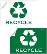🔄 recycle decals with ignixia pack, enhanced adhesive for superior seo logo